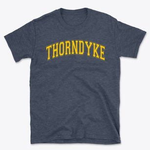 Thorndyke Elementary School Varsity Arch Basic T-Shirt