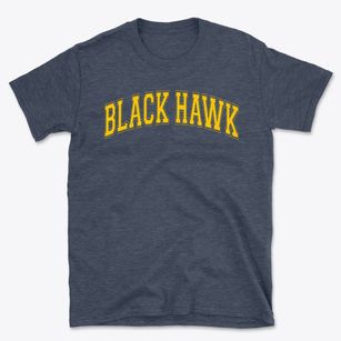 Black Hawk Middle School Varsity Arch Basic T-Shirt