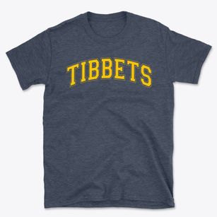 Tibbets Elementary School Varsity Arch Basic T-Shirt