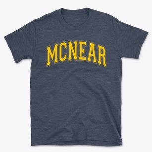 Mcnear Elementary School Varsity Arch Basic T-Shirt