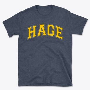 Hage Elementary School Varsity Arch Basic T-Shirt