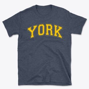 York Elementary School Varsity Arch Basic T-Shirt