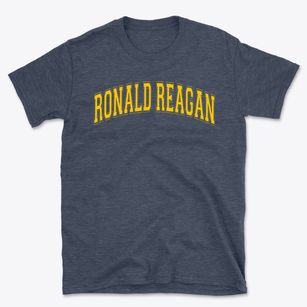 Ronald Reagan Elementary School Varsity Arch Basic T-Shirt