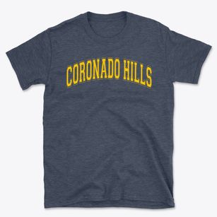 Coronado Hills Elementary School Varsity Arch Basic T-Shirt