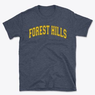 Forest Hills Elementary School Varsity Arch Basic T-Shirt