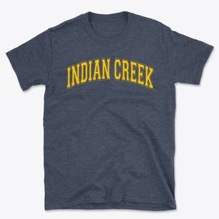 Indian Creek Elementary School Varsity Arch Basic T-Shirt
