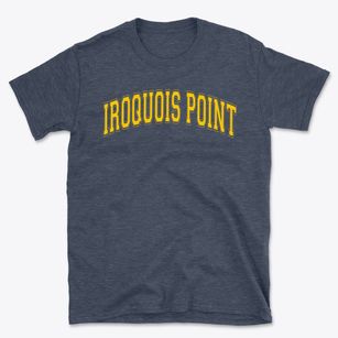 Iroquois Point Elementary School Varsity Arch Basic T-Shirt