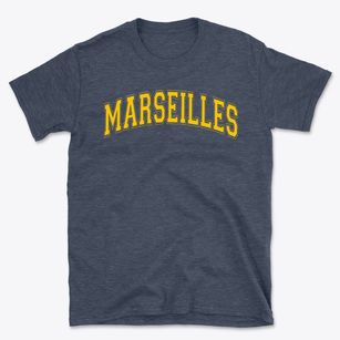 Marseilles Grade School Varsity Arch Basic T-Shirt