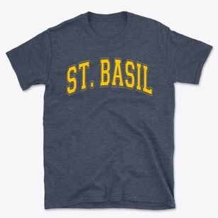 St Basil/visitation Parish Varsity Arch Basic T-Shirt