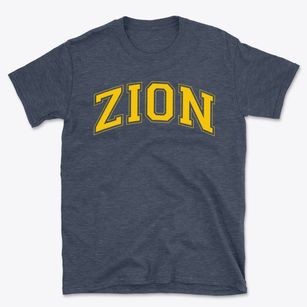 Zion Lutheran School Varsity Arch Basic T-Shirt