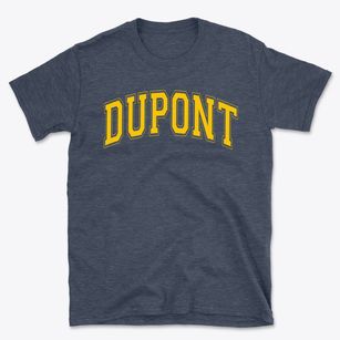 Dupont Elementary School Varsity Arch Basic T-Shirt