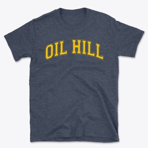 Oil Hill Elementary School Varsity Arch Basic T-Shirt