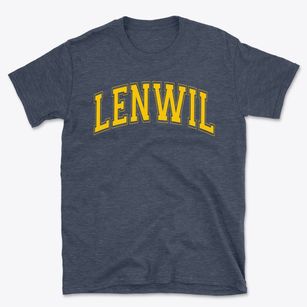 Lenwil Elementary School Varsity Arch Basic T-Shirt
