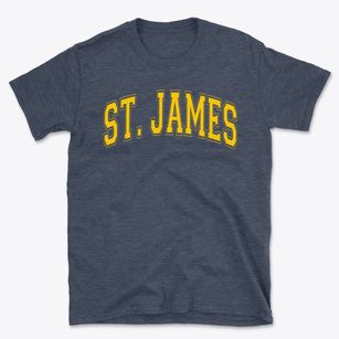 Saint James Junior High School Varsity Arch Basic T-Shirt