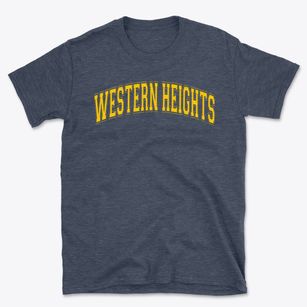 Western Heights Middle School Varsity Arch Basic T-Shirt