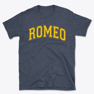 Romeo High School Varsity Arch Basic T-Shirt
