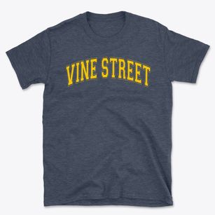 Vine Street Elementary School Varsity Arch Basic T-Shirt