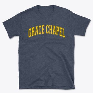 Grace Chapel Lutheran School Varsity Arch Basic T-Shirt