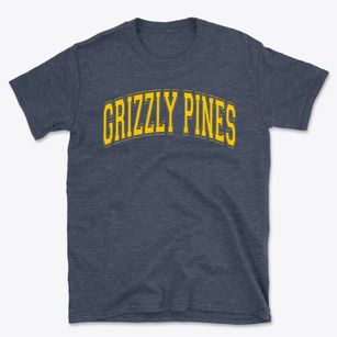Grizzly Pines Elementary School Varsity Arch Basic T-Shirt