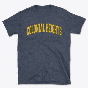 Colonial Heights Elementary School Varsity Arch Basic T-Shirt