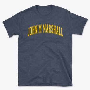 John M Marshall Elementary School Varsity Arch Basic T-Shirt
