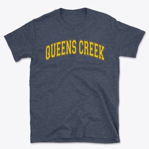 Queens Creek Elementary School Varsity Arch Basic T-Shirt