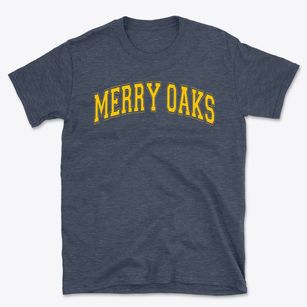 Merry Oaks Elementary School Varsity Arch Basic T-Shirt