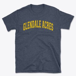Glendale Acres Elementary School Varsity Arch Basic T-Shirt
