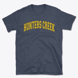 Hunters Creek Elementary School Varsity Arch Basic T-Shirt