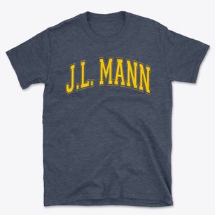 J.l. Mann High School Varsity Arch Basic T-Shirt