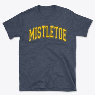 Mistletoe Elementary School Varsity Arch Basic T-Shirt