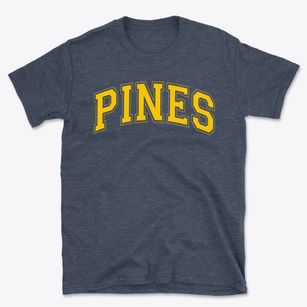 Pines Montessori School Varsity Arch Basic T-Shirt