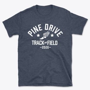Pine Drive Baptist Christian School Track and Field Basic T-Shirt