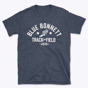 Blue Bonnett Elementary School Track and Field Basic T-Shirt