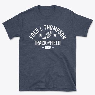 Fred L Thompson Junior High School Track and Field Basic T-Shirt