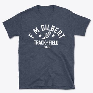 F M Gilbert Elementary School Track and Field Basic T-Shirt