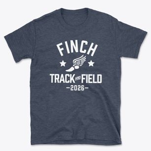 Finch Elementary School Track and Field Basic T-Shirt