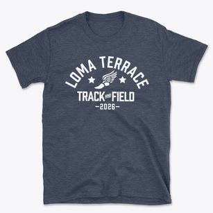 Loma Terrace Elementary School Track and Field Basic T-Shirt