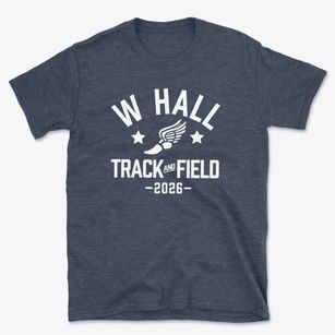W Hall Elementary School Track and Field Basic T-Shirt