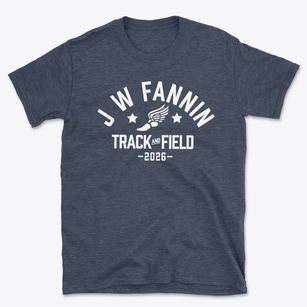 J W Fannin Elementary School Track and Field Basic T-Shirt