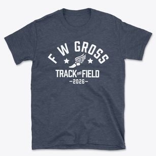 F W Gross Elementary School Track and Field Basic T-Shirt