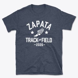 Zapata Middle School Track and Field Basic T-Shirt