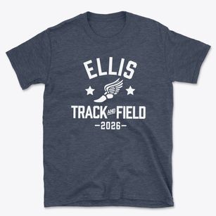 Ellis Elementary School Track and Field Basic T-Shirt