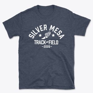 Silver Mesa Elementary School Track and Field Basic T-Shirt