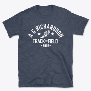 A G Richardson Elementary School Track and Field Basic T-Shirt
