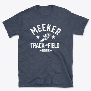 Meeker Middle School Track and Field Basic T-Shirt