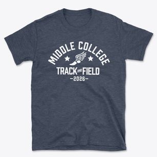 Middle College High School Track and Field Basic T-Shirt