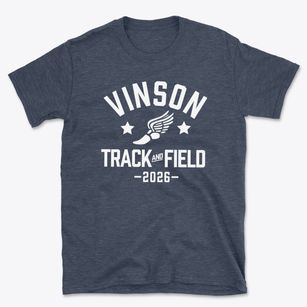 Vinson Middle School Track and Field Basic T-Shirt