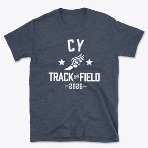 Cy Junior High School Track and Field Basic T-Shirt