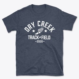 Dry Creek Elementary School Track and Field Basic T-Shirt